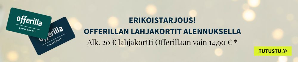 Offerillan lahjakortista erikoistarjous